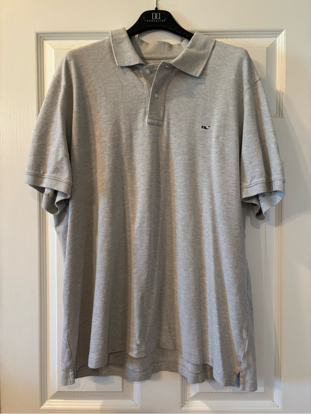 Vineyard Vines Men's Polo Shirt in Light Gray